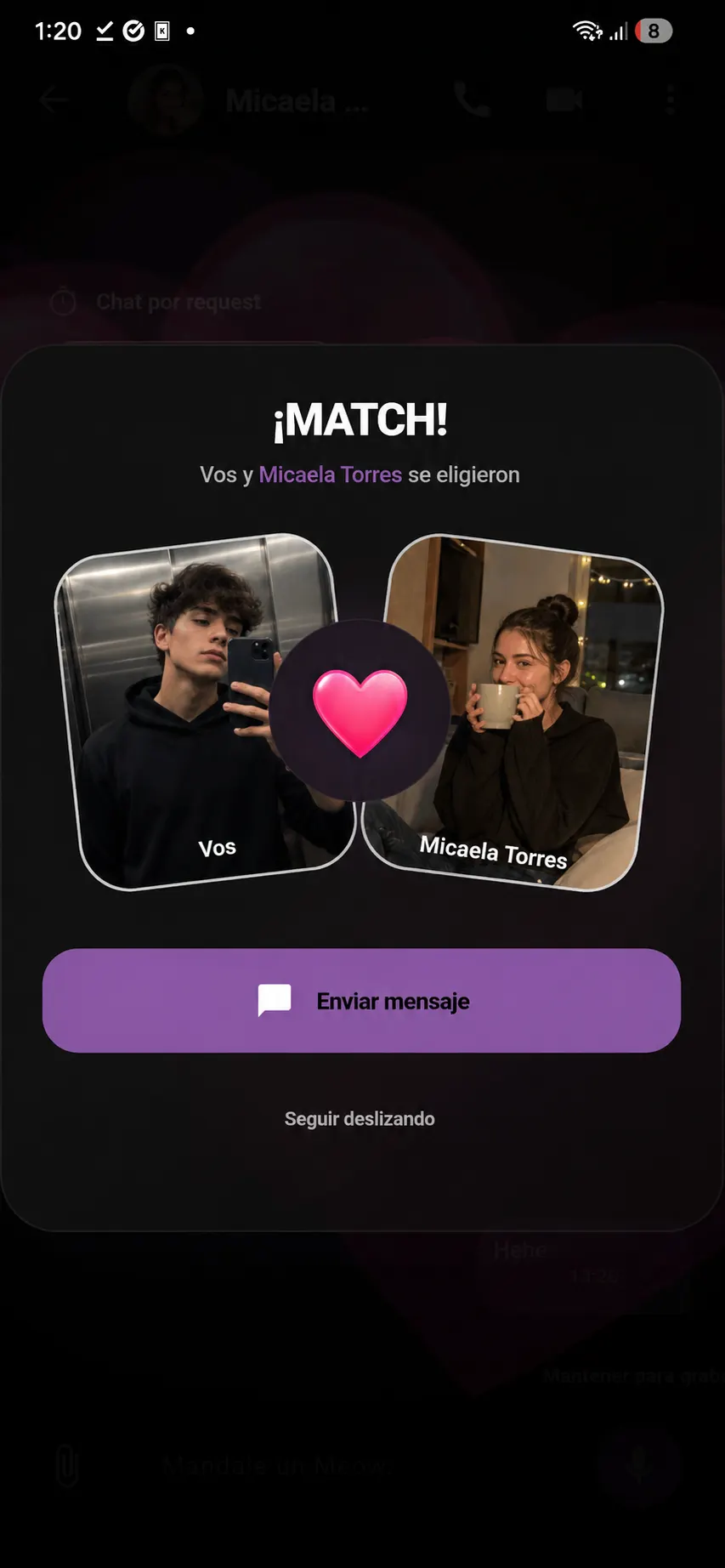 Match en Meowly+